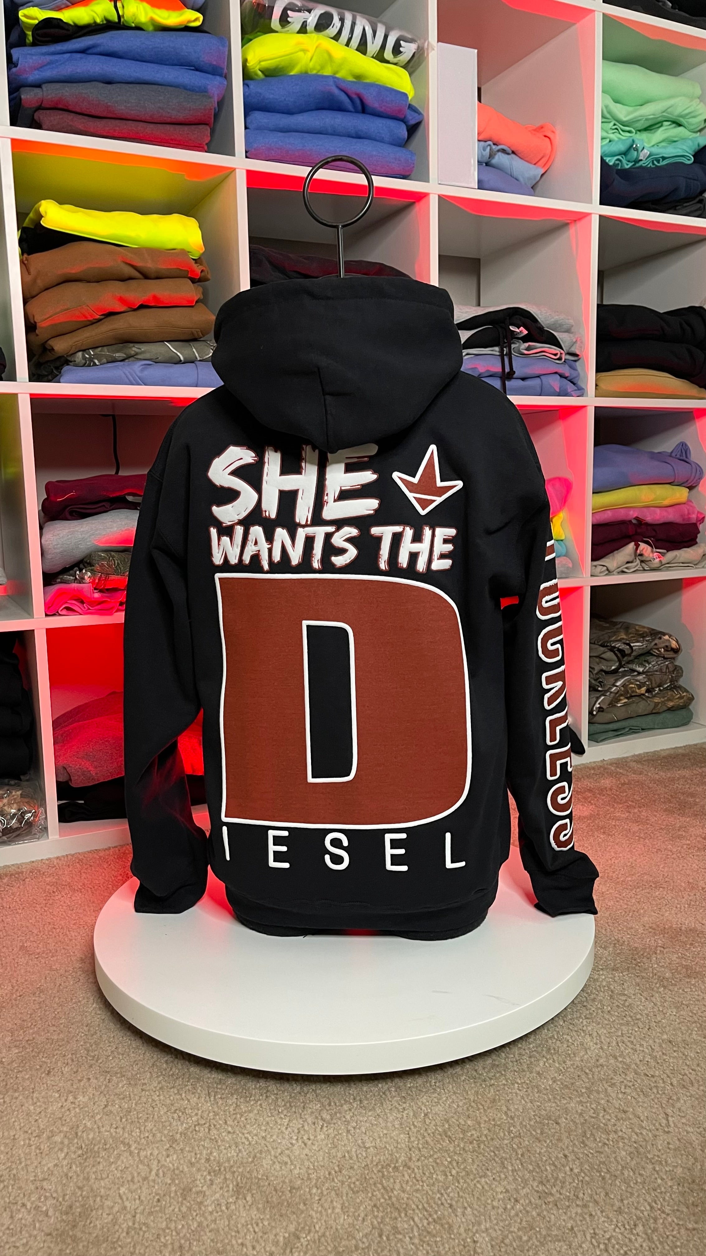 She Wants the Diesel | Funny Country Hoodie
