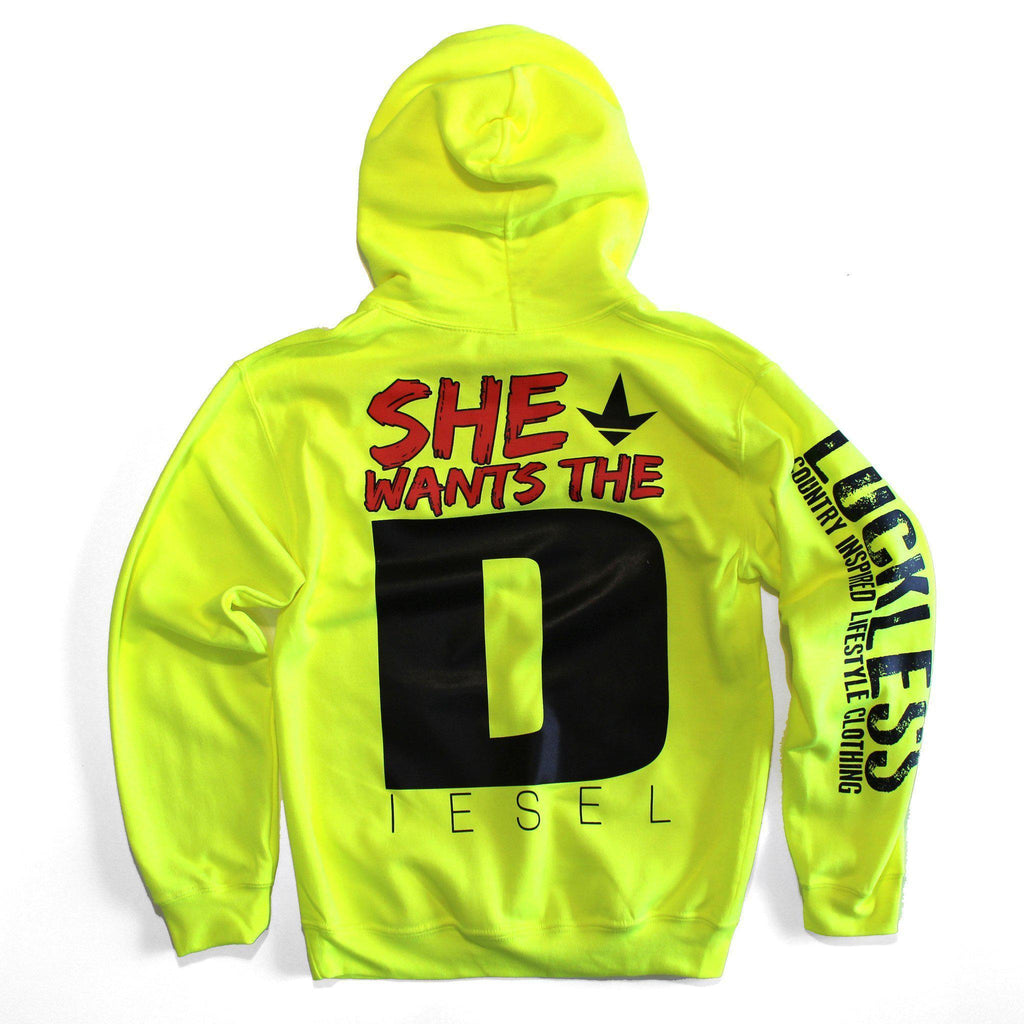 She Wants the Diesel | Funny Country Hoodie